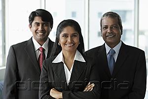 PictureIndia - Three Indian people dressed in business suits and smiling