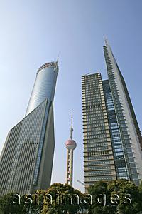 Asia Images Group - Skyscrapers at Lujiazui, Pudong, Shanghai, China