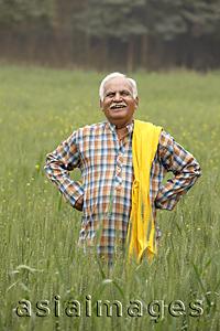 Asia Images Group - Farmer in field