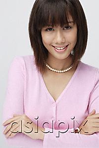 AsiaPix - Young girl wearing pearls