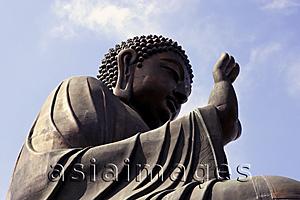 Asia Images Group - Giant Buddha statue, Po Lin Monastery, Lantau Island, Hong Kong
