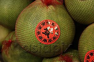 AsiaPix - Still life of pomelo fruit at market