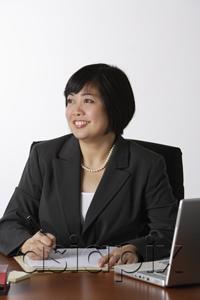 AsiaPix - business woman smiling