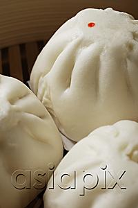 AsiaPix - close up of steamed buns, (bao)