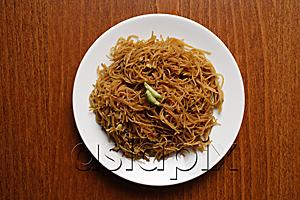 AsiaPix - Chinese noodles on plate.