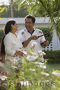 Asia Images Group - couple gardening