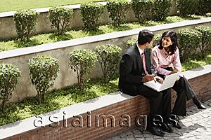 Asia Images Group - business associates working outside