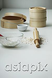 AsiaPix - Still life of cooking utensils for Dim Sum