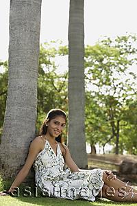Asia Images Group - Teen girl in the park
