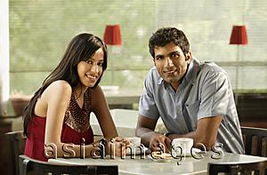 Asia Images Group - couple at cafe