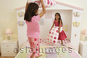 Asia Images Group - Little girls at play in their bedroom