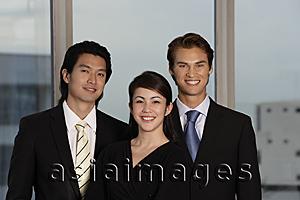 Asia Images Group - Portrait of three business colleagues