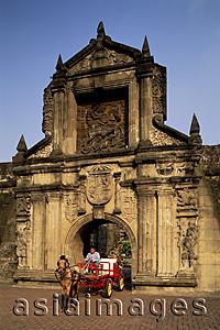 Asia Images Group - Philippines,Manila,Entrance to Fort Santiago in the Intramuros Historical District