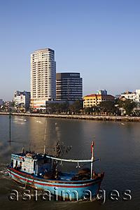Asia Images Group - Vietnam,Danang,City Skyline and Han River