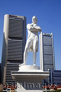 Asia Images Group - Singapore,Stamford Raffles Statue