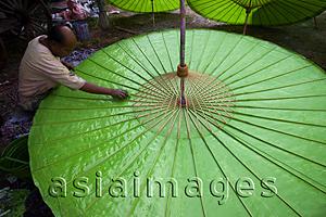 Asia Images Group - Thailand,Chiang Mai,Umbrella Making at Borsang Village