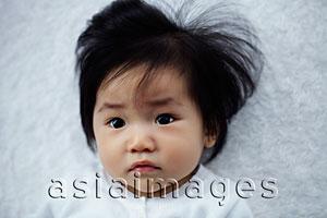 Asia Images Group - Head shot of Chinese baby