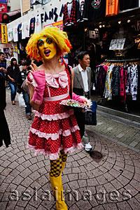 Asia Images Group - Character in Cosplay Costume. Harajuku,Takeshita Dori, Japan
