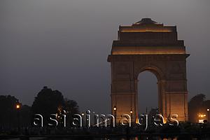 Asia Images Group - India Gate in the evening. New Delhi,India