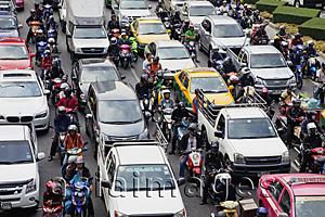 Asia Images Group - Traffic jam Bangkok, Thailand