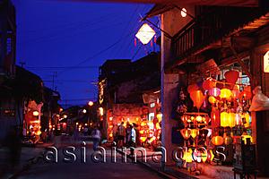 Asia Images Group - Vietnam, Hoi An, Shops selling silk lanterns