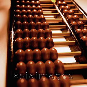 Asia Images Group - Abacus, close-up