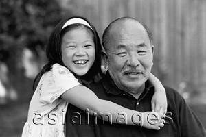 Asia Images Group - Mature man with little girl, portrait