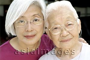 Asia Images Group - Two mature women, portrait