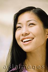Asia Images Group - Young woman, smiling