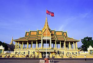 Asia Images Group - Cambodia, Phnom Penh, Chan Chaya Pavilion, Royal Palace