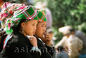 Asia Images Group - Vietnam, North Bac Ha Tribal girls