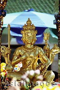 Asia Images Group - Thailand, Bangkok, Erawan Shrine, 4-faced Buddha.