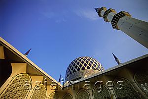 Asia Images Group - Malaysia, Selangor, Shah Alam, Sultan Salahuddin Abdul Aziz Shah Mosque.