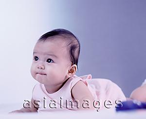 Asia Images Group - Baby girl, 3 to 6 months.