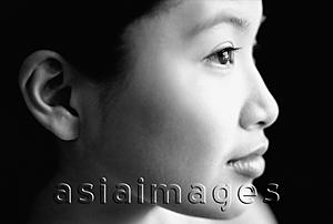 Asia Images Group - Profile of young woman