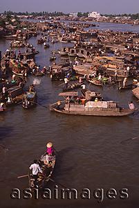 Asia Images Group - Vietnam, Can Tho, Hau river, Floating market.