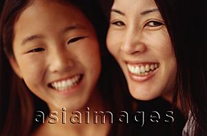 Asia Images Group - Mother and daughter, smiling