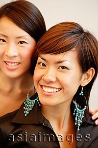 Asia Images Group - Two young women, portrait