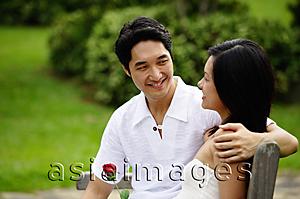 Asia Images Group - Couple smiling at each other