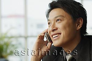 Asia Images Group - Businessman using mobile phone