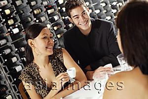 Asia Images Group - Young adults having coffee in restaurant