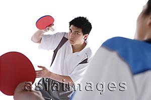 Asia Images Group - Young men playing table tennis