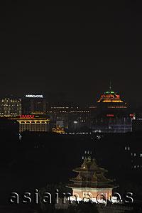 Asia Images Group - Night view of Beijing city scape at night, China