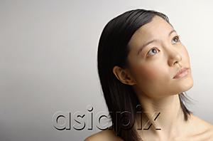 AsiaPix - Woman looking away, head shot