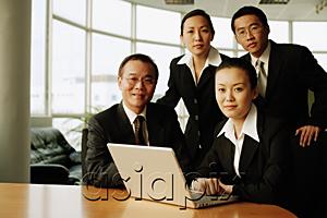 AsiaPix - Group of executives, portrait