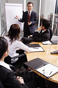 AsiaPix - Businessman presenting to colleagues
