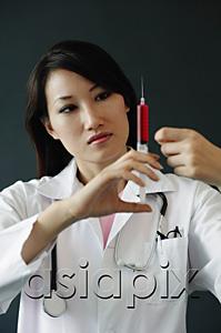 AsiaPix - Doctor preparing syringe