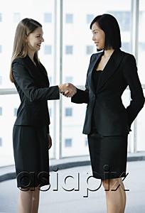 AsiaPix - Two businesswomen shaking hands