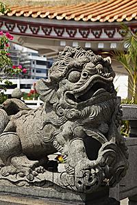 AsiaPix - Statue of stone dragon.