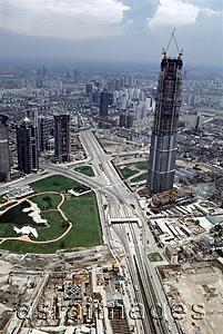 Asia Images Group - China, Pudong, aerial view